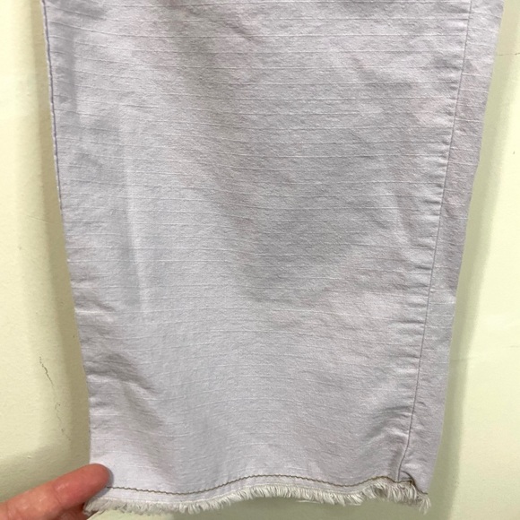 JOIE Size 31 Cargo Crop Pants Buttoned Front White - Picture 5 of 12